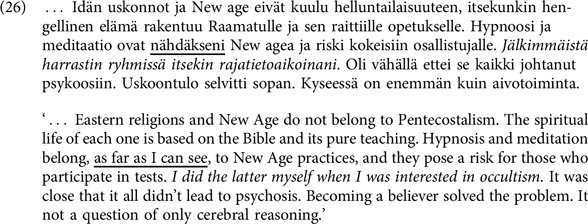 Marking one's own viewpoint: The Finnish evidential verb+kseni 'as far as I  understand' construction | Nordic Journal of Linguistics | Cambridge Core