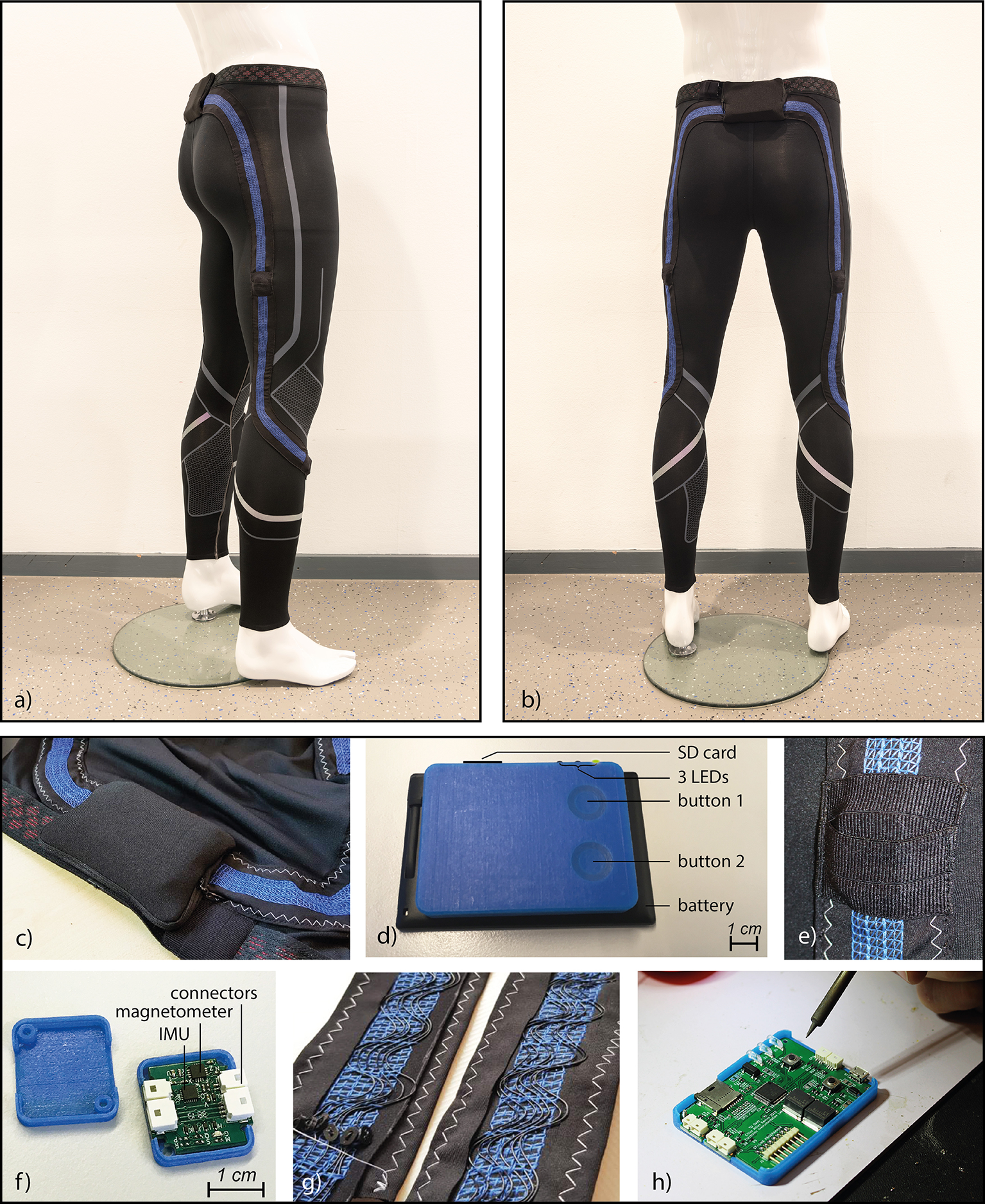 Smart sensor tights: Movement tracking of the lower limbs in