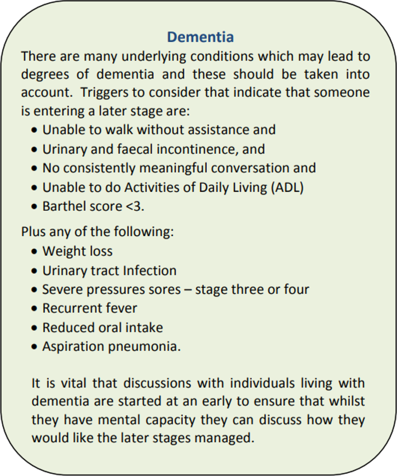 A systematic review of the integration of palliative care in dementia ...