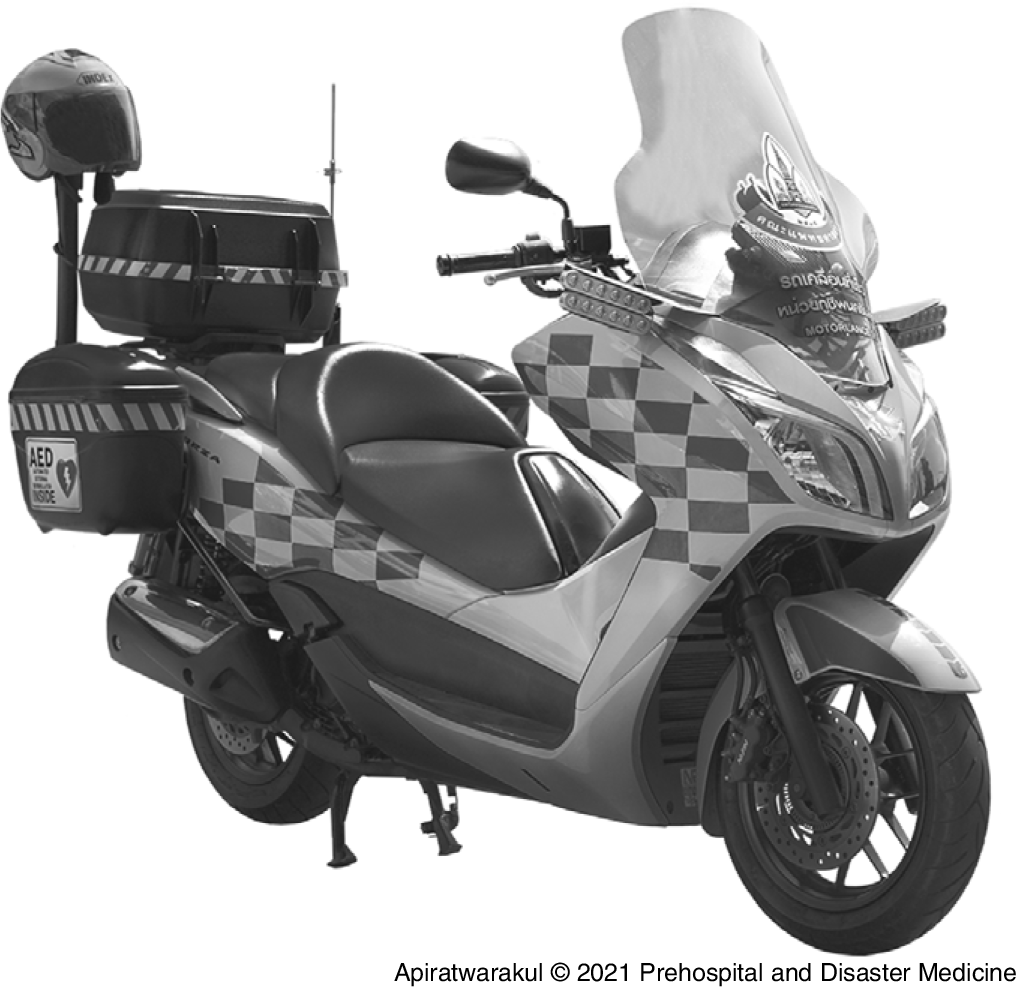 Motorcycle Ambulance” Policy to Promote Health and Sustainable Development  in Large Cities, Prehospital and Disaster Medicine