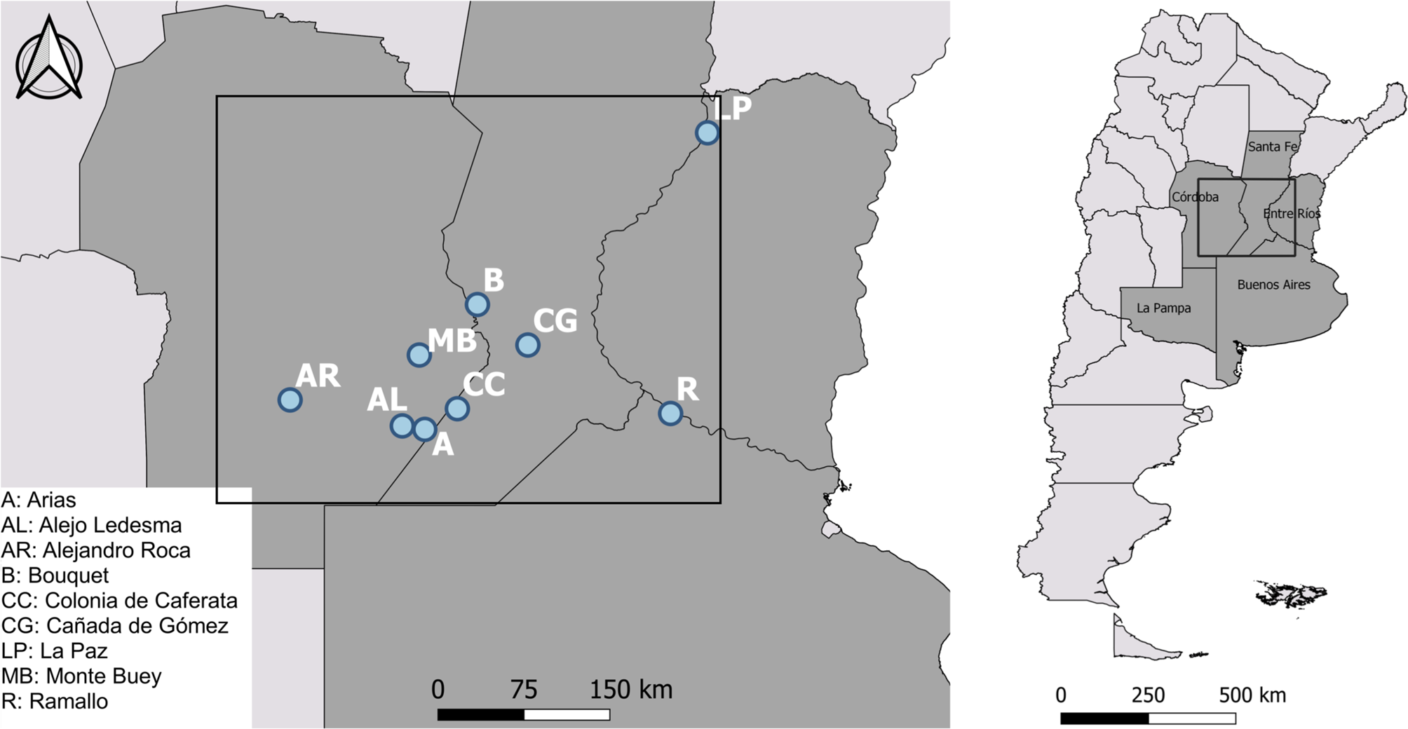 1 Location of the Pampa region within Argentina.