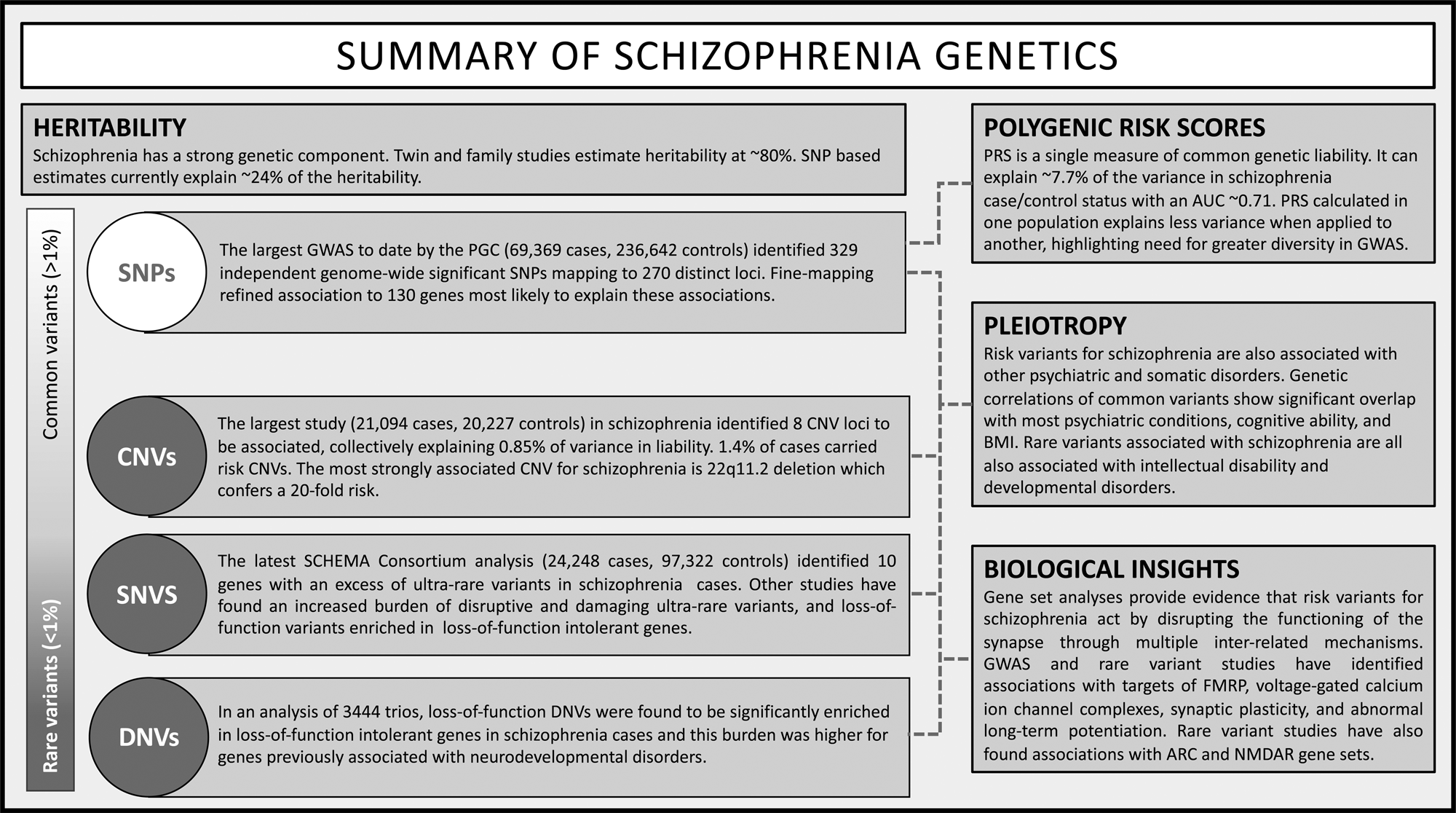 Genetic Architecture Of Schizophrenia A Review Of Major Advancements Psychological Medicine 0252