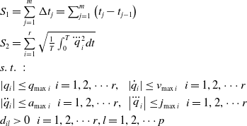 Multi-objective optimal trajectory planning for manipulators in the ...