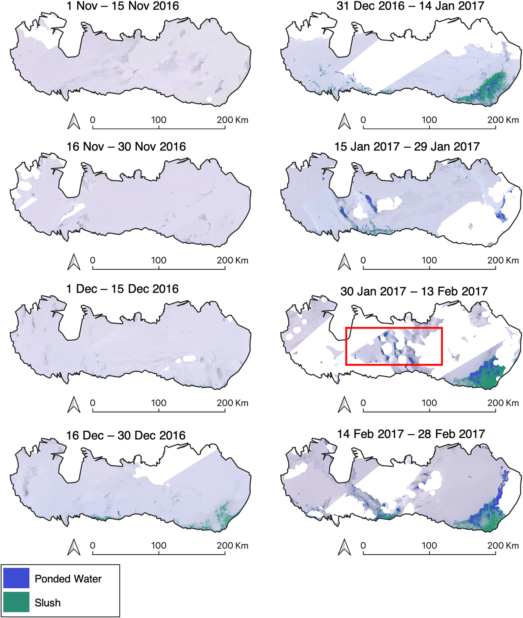 Supervised Classification Of Slush And Ponded Water On Antarctic Ice ...