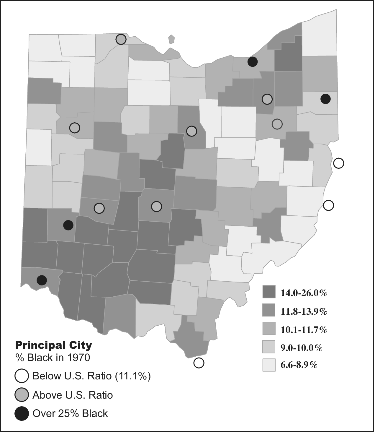 black bear ohio map