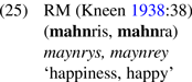 a case study in language revival failure