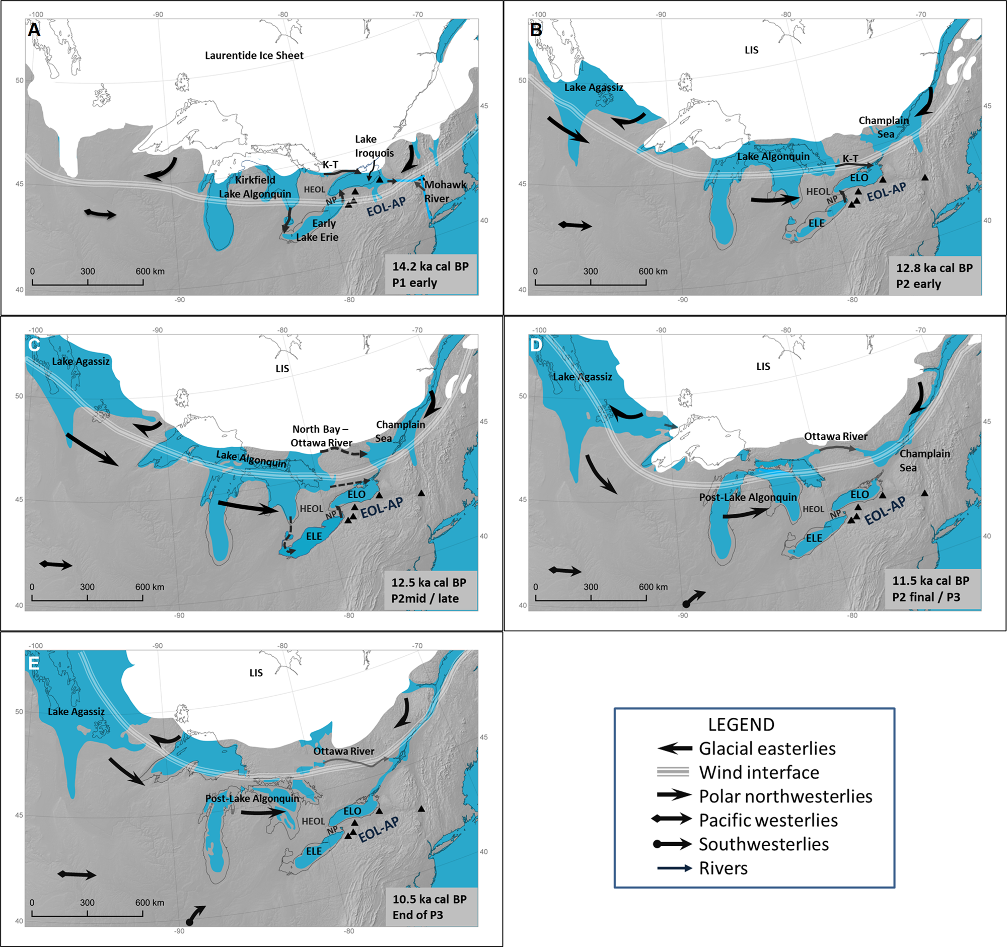 A late-glacial lake-effect climate regime and abundant tamarack in the Great  Lakes Region, North America, Quaternary Research