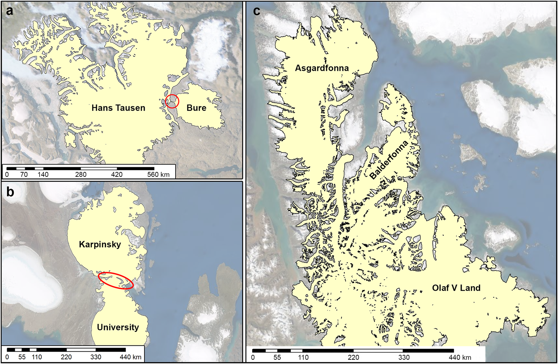 Biggest Glacier in the World, List of Top-10