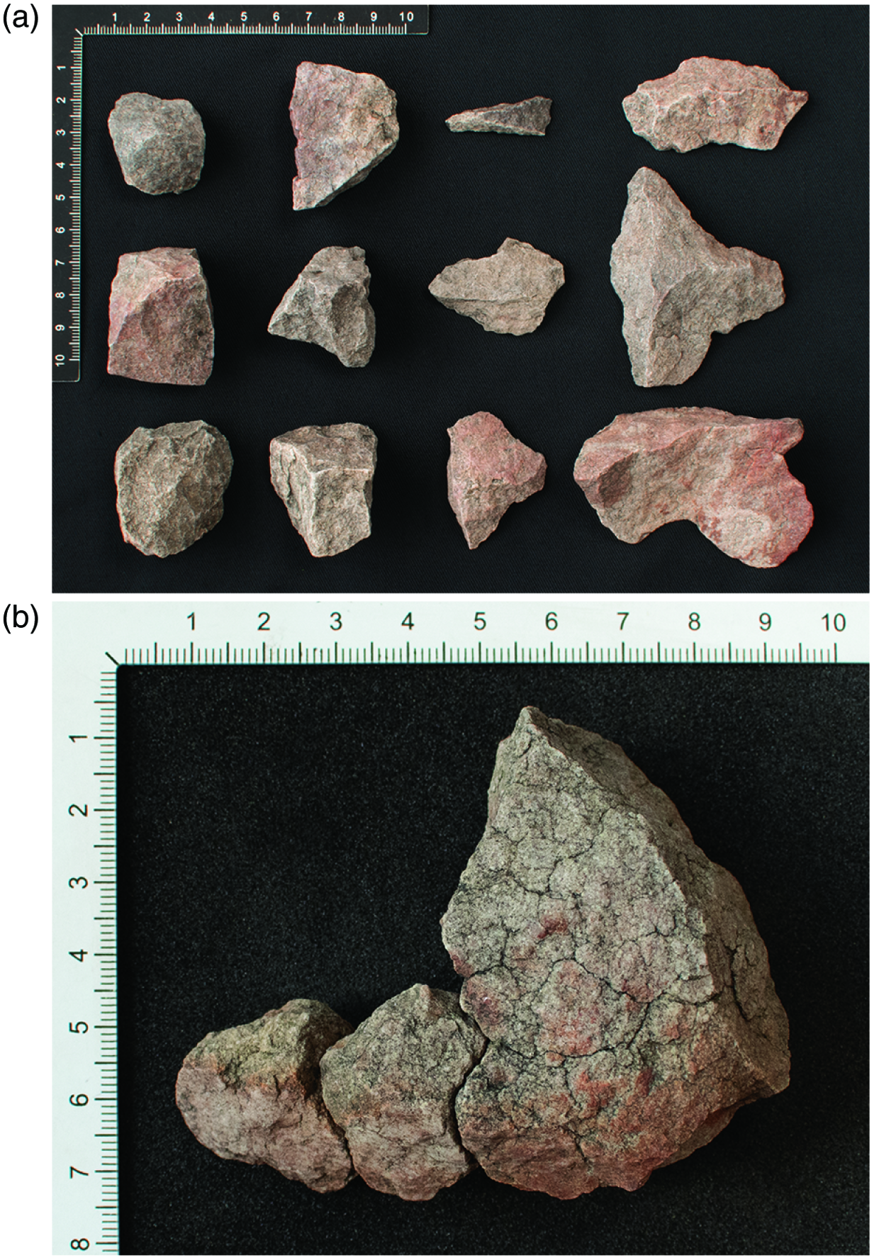 Identification of knapped flints and stone tools - Peterborough