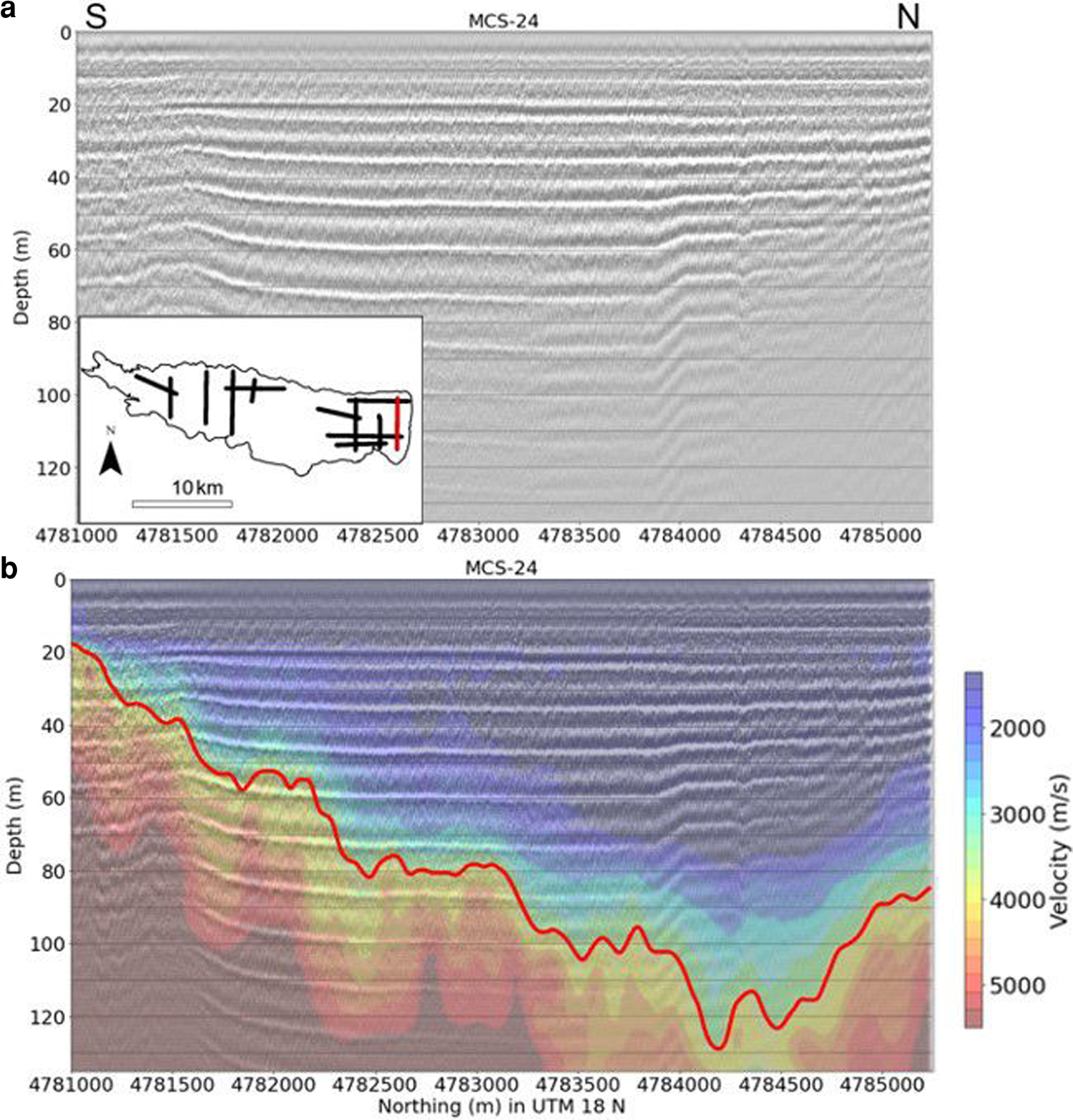 Application of first arrival seismic tomography in a glaciated basin ...