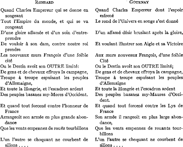 Marie de Gournay's Revision of Ronsard's “Harangue du Duc de Guise