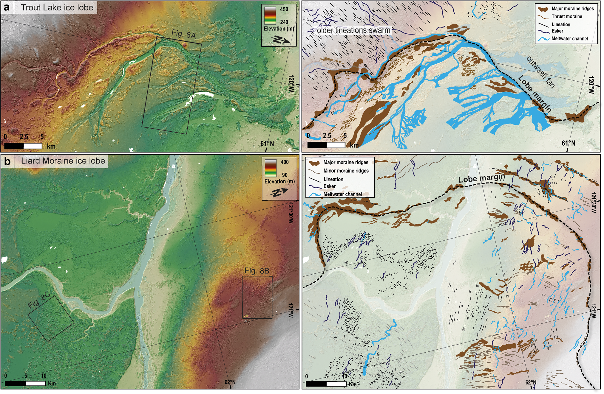 Palaeo-ice stream landsystem 