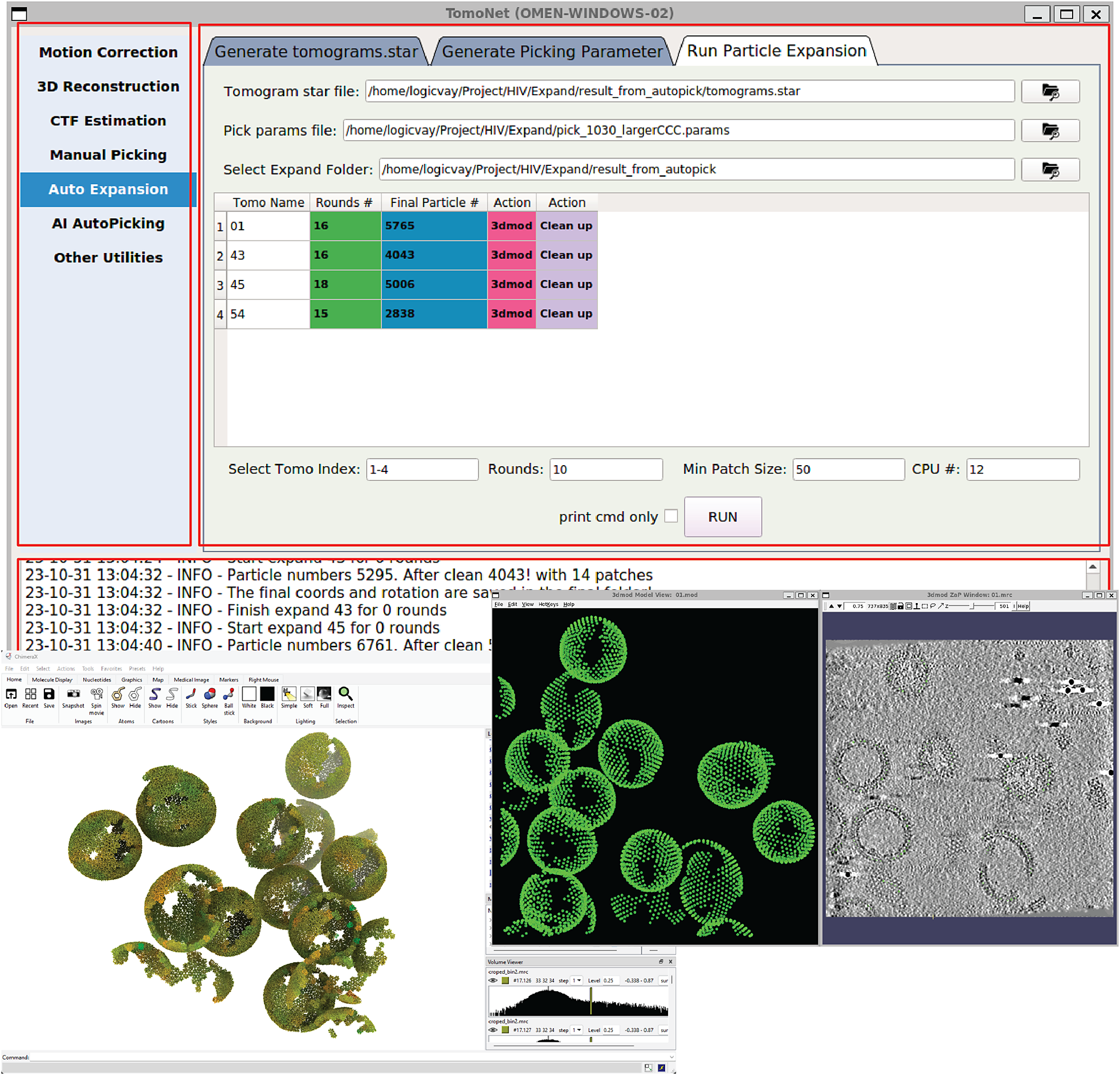 TomoNet: A streamlined cryogenic electron tomography software pipeline ...