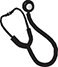 An icon of a stethoscope.