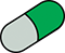 An icon of a capsule.
