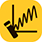 An icon depicting a vial and a line graph with high fluctuations as it moves upwards.