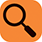 A magnifying glass icon.