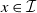 x element of script upper I