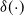 delta left parenthesis dot right parenthesis