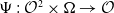 normal upper Psi colon script upper O squared times normal upper Omega right arrow script upper O