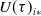 upper U left parenthesis tau right parenthesis Subscript i asterisk