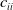 c Subscript i i