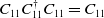 upper C 11 upper C 11 Superscript dagger Baseline upper C 11 equals upper C 11
