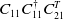 upper C 11 upper C 11 Superscript dagger Baseline upper C 21 Superscript upper T