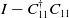 upper I minus upper C 11 Superscript dagger Baseline upper C 11