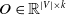 upper O element of double struck upper R Superscript StartAbsoluteValue upper V EndAbsoluteValue times k