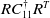 upper R upper C 11 Superscript dagger Baseline upper R Superscript upper T
