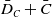 upper D overbar Subscript upper C Baseline plus upper C overbar