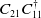 upper C 21 upper C 11 Superscript dagger