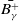upper B Subscript gamma Superscript plus Baseline overbar