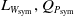 upper L Subscript upper W Sub Subscript sym Subscript Baseline comma upper Q Subscript upper P Sub Subscript sym Subscript Baseline