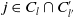 j element of upper C Subscript l intersection upper C prime Subscript l prime