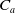 upper C Subscript a