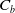 upper C Subscript b