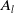upper A Subscript l