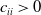 c Subscript i i Baseline greater than 0