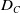 upper D Subscript upper C