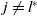 j not equals l Superscript asterisk