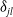 delta Subscript j l