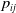 p Subscript i j