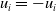 u Subscript i Baseline equals minus u Subscript i