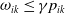 omega Subscript i k Baseline less than or equals gamma p Subscript i k