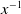 x Superscript negative 1