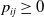 p Subscript i j Baseline greater than or equals 0