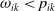 omega Subscript i k Baseline less than p Subscript i k