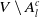 upper V minus upper A Subscript l Superscript c